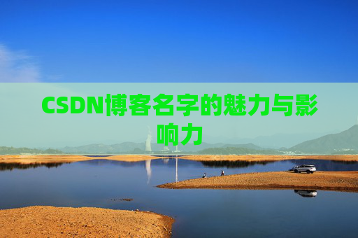 CSDN博客名字的魅力与影响力